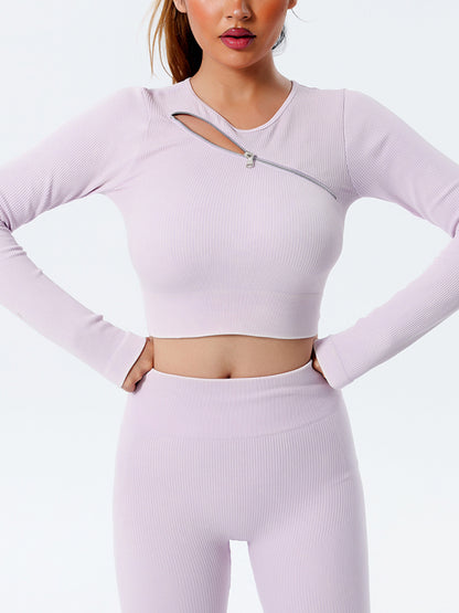 The Aura Seamless Long Sleeve Performance Top