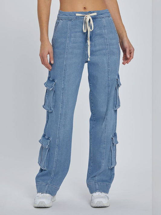 The 'Urban Grind' Wide-Leg Cargo Jeans
