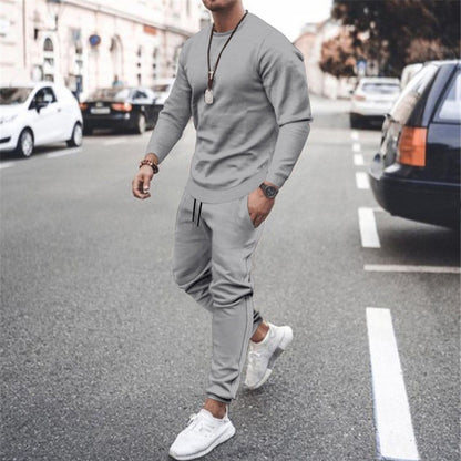 The "Off-Duty" Men's Solid Sweatsuit