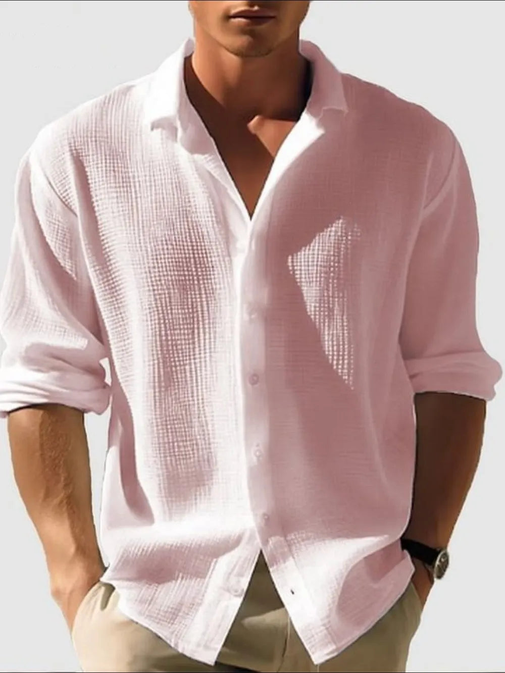 Office-style outfit with the shirt

