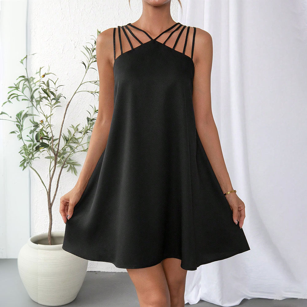 Casual brunch outfit featuring the dress