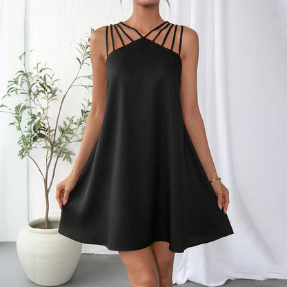 Casual brunch outfit featuring the dress